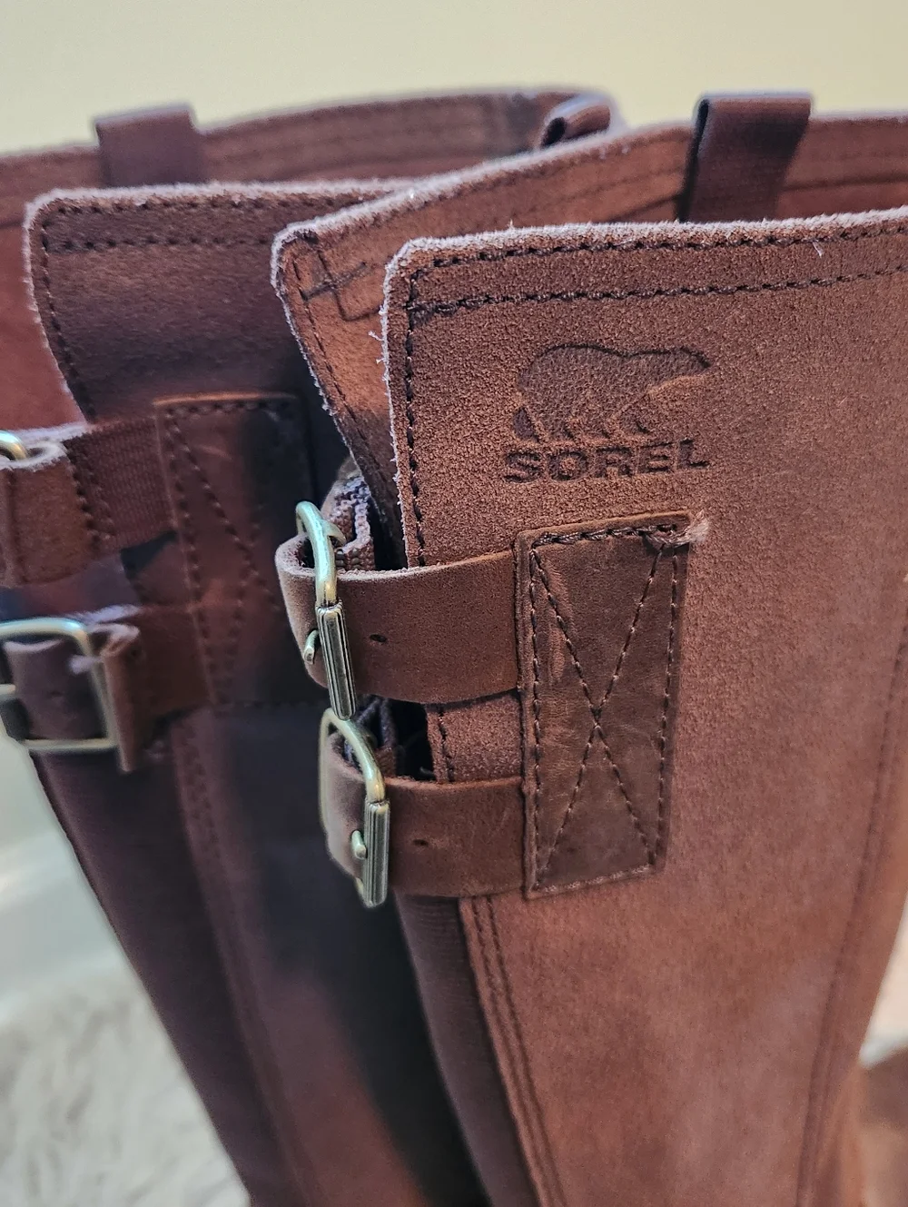 Tall Brown Leather Riding Boots - Classic Style